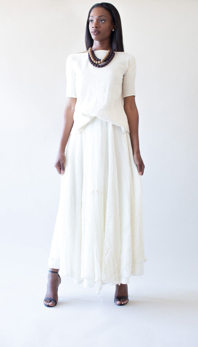 A Adiree Made In Ethiopia Skirt and Shirt Set