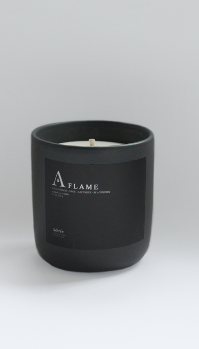 A Flame Aromatherapy Candle Self-Care Package of 4